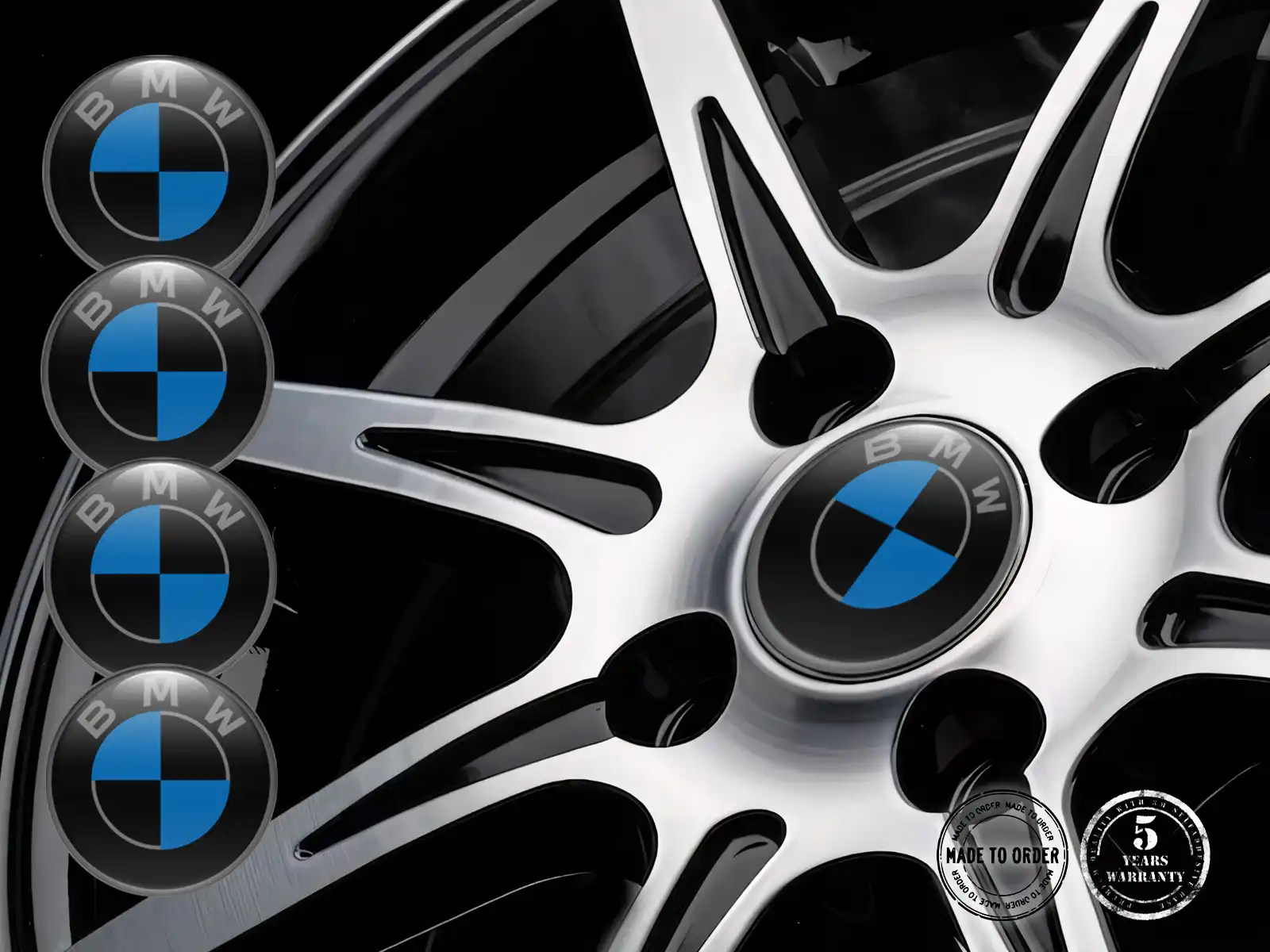 BMW Décalques Roues Édition Onde Performance Niche